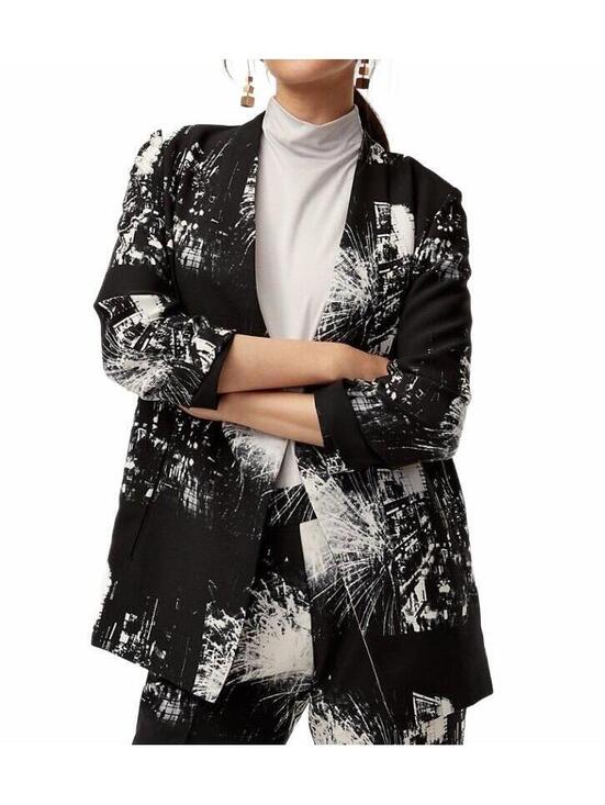 Babaton Jackets & Blazers - Aritzia Babaton Macauley Blazer Open Front City Lights Fireworks Jacket Size 6